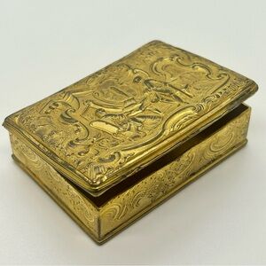 Antique Gilt Snuff Box